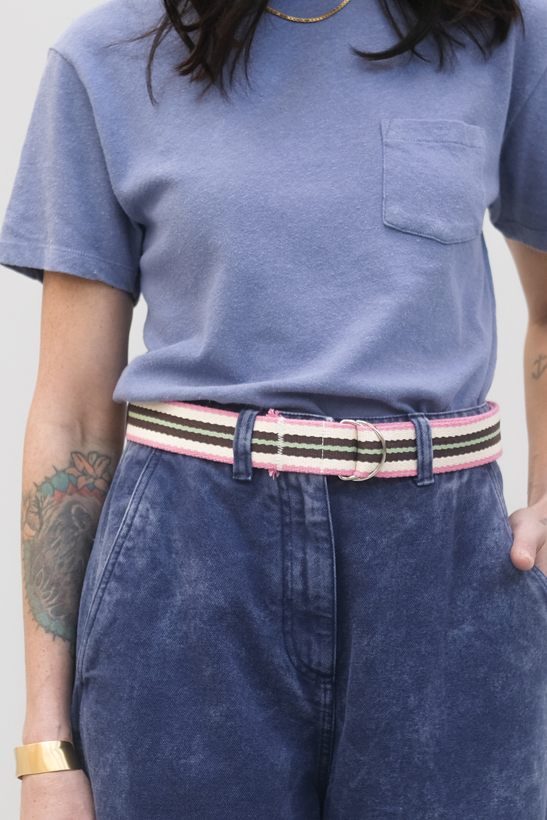 xirena stevie belt oxford pink