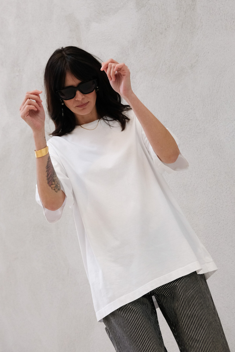 adnym line tee white