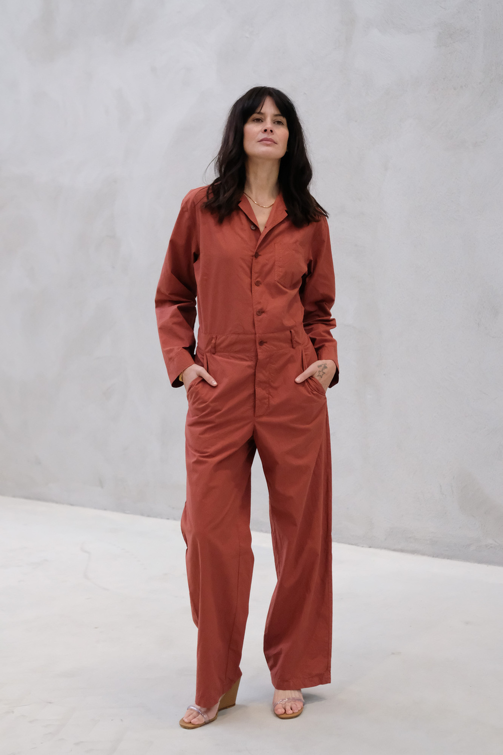 barena venezia jumpsuit ombrina terra