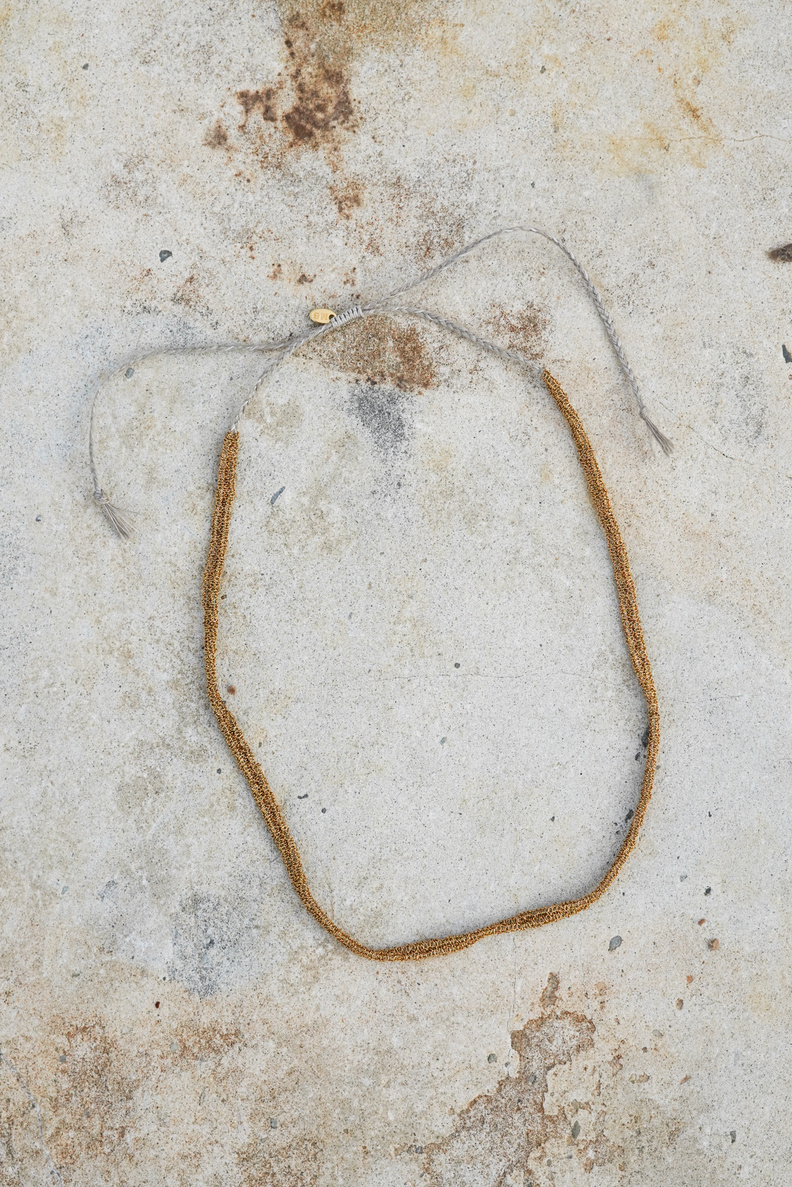 maison bivouac secondskin necklace gold