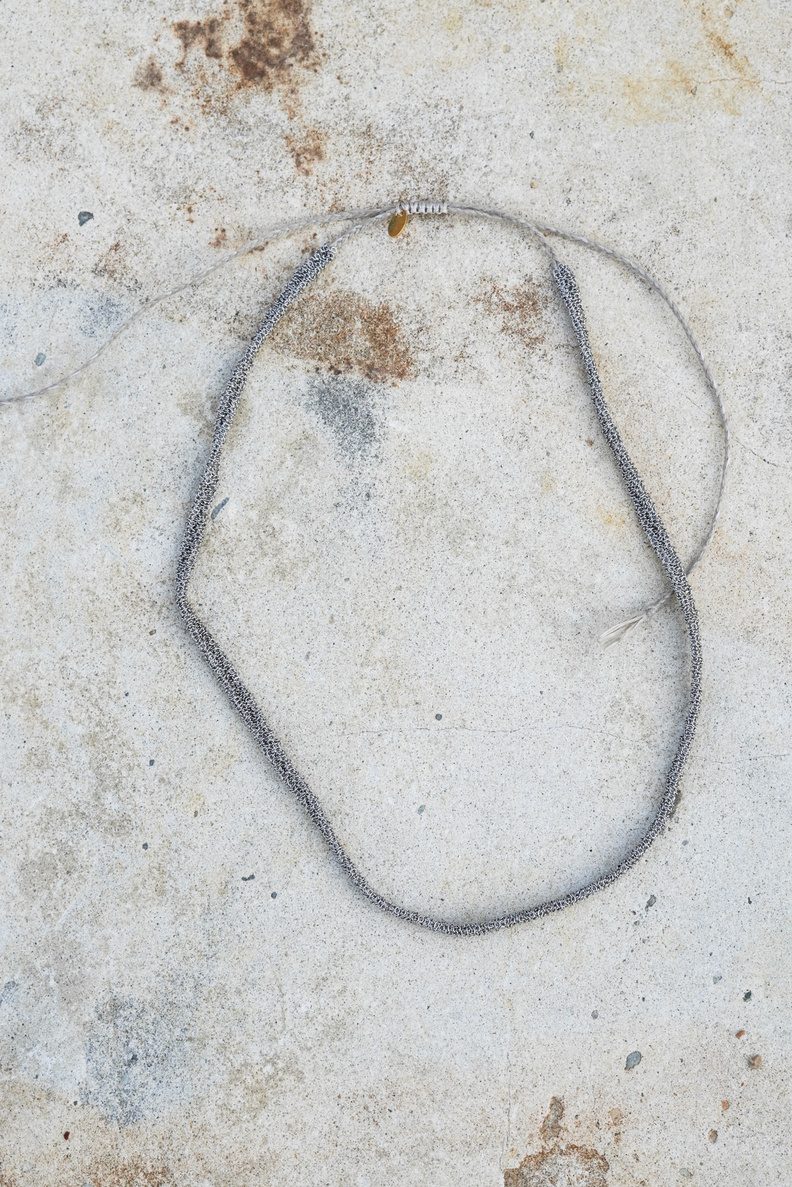 maison bivouac secondskin necklace silver