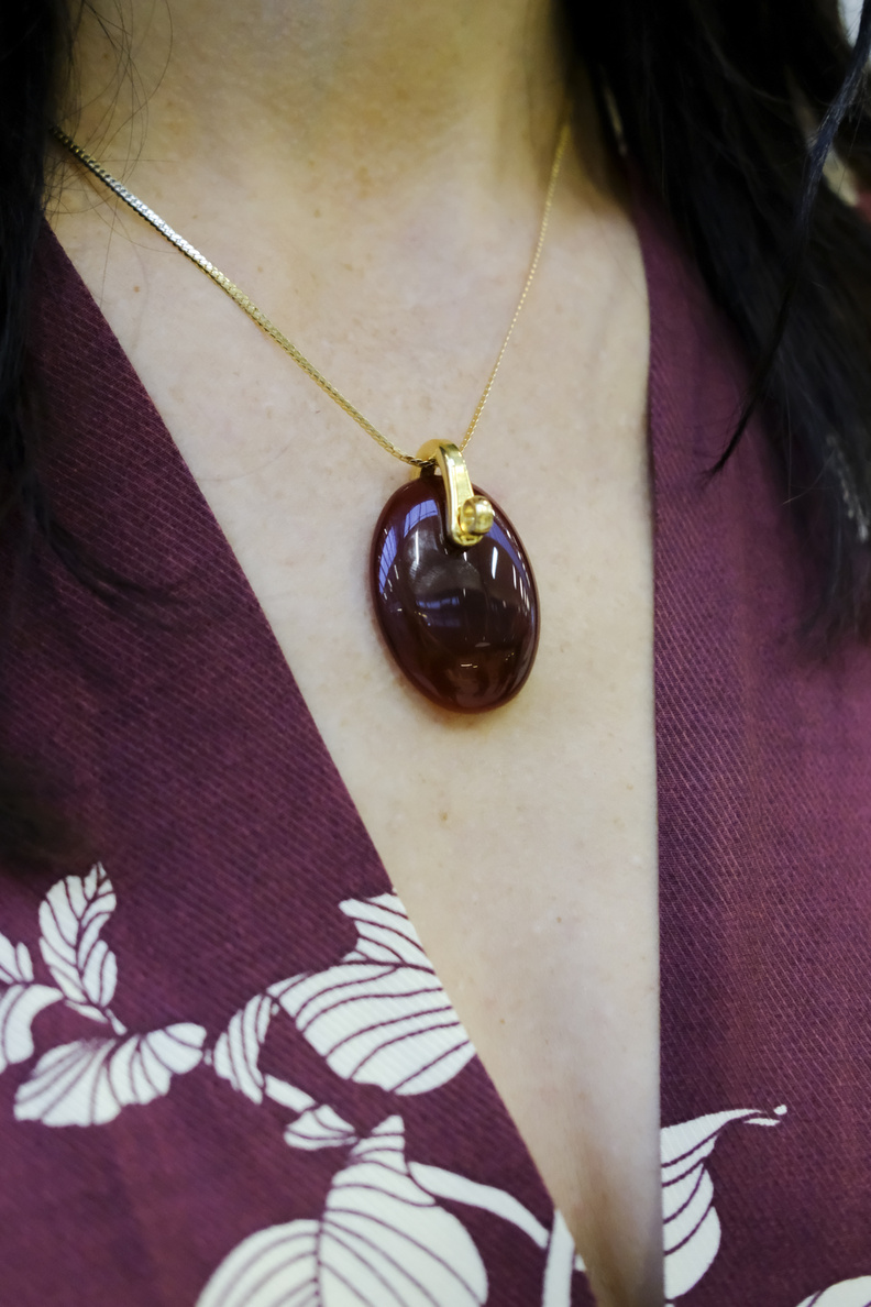 something familiar obi pendant agate 9