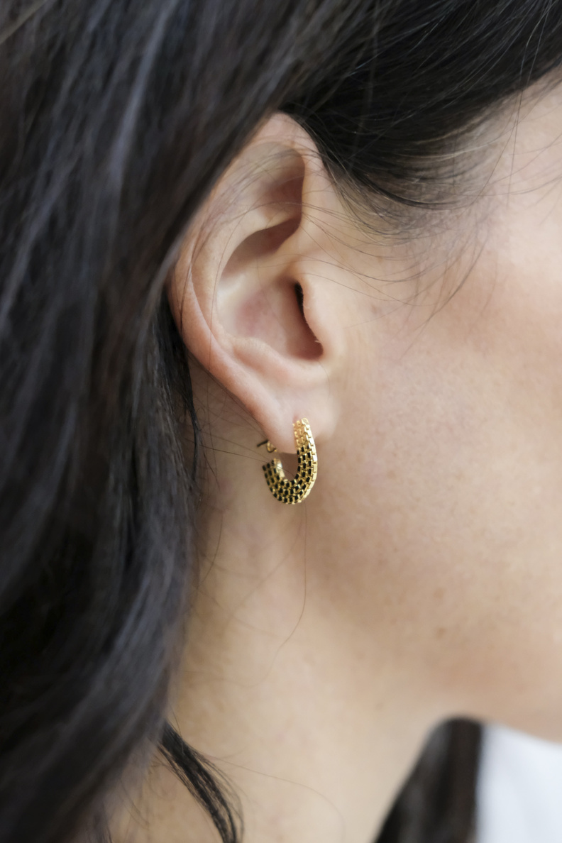 martine viergever lunae earrings gold