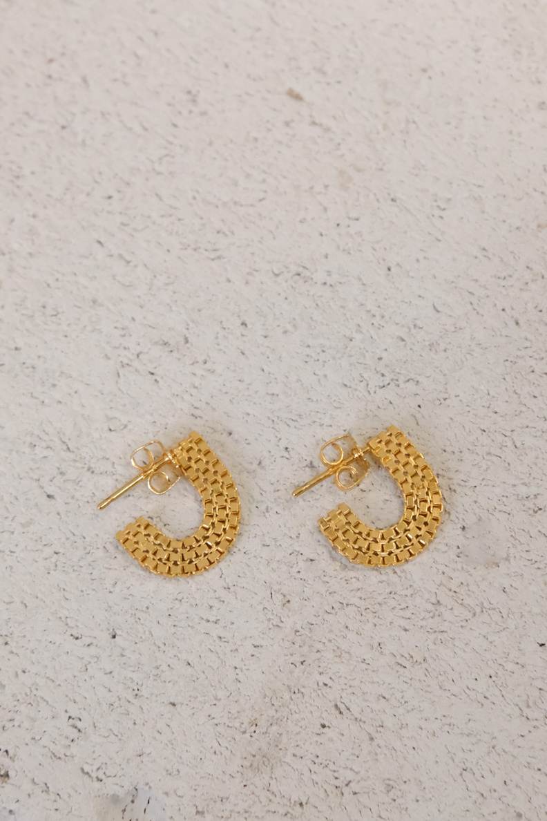 martine viergever lunae earrings gold