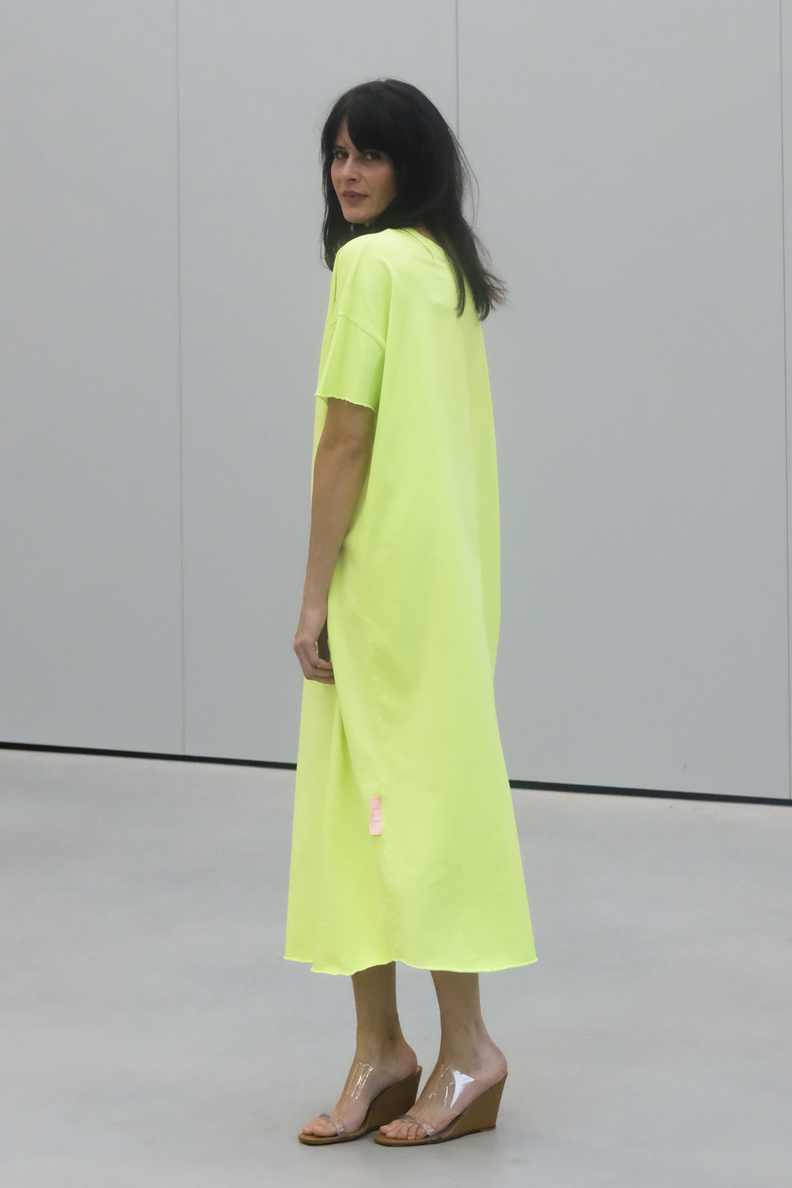 sea me happy gigi dress neon lime