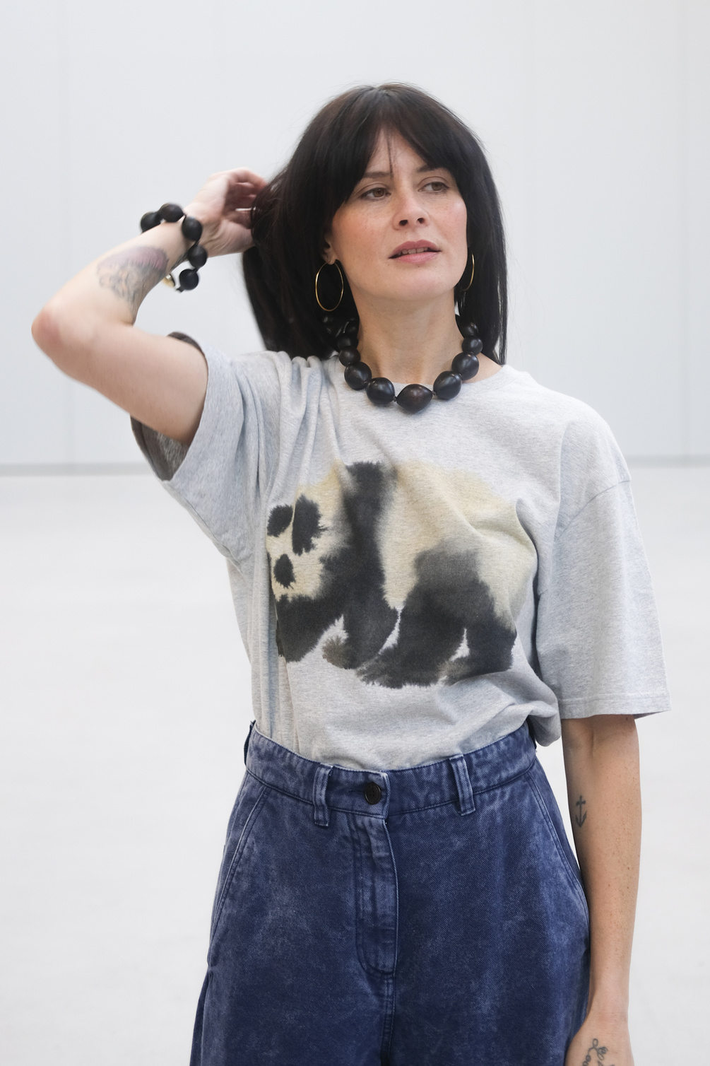 wild animals t-shirt panda