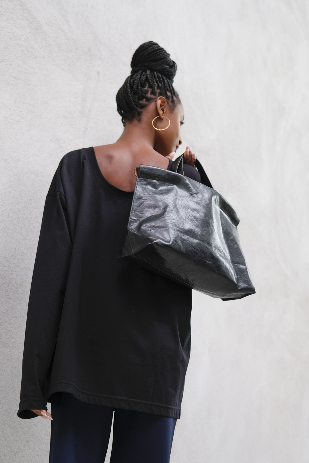 bea members shopper midi black