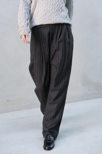 adnym grand trouser antracite pin stripe