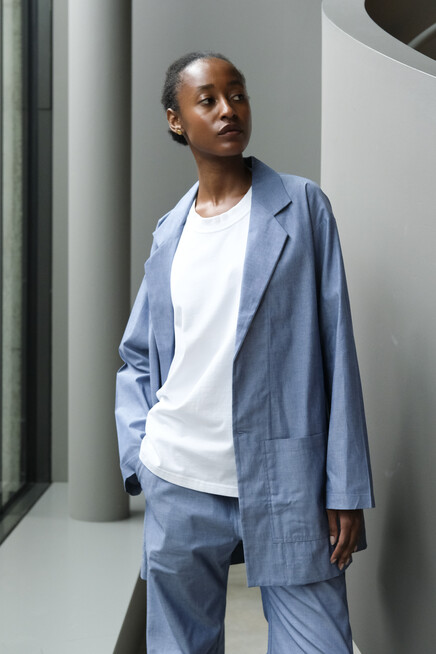 monique van heist donky blue chambray