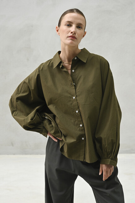 âme gala shirt khaki