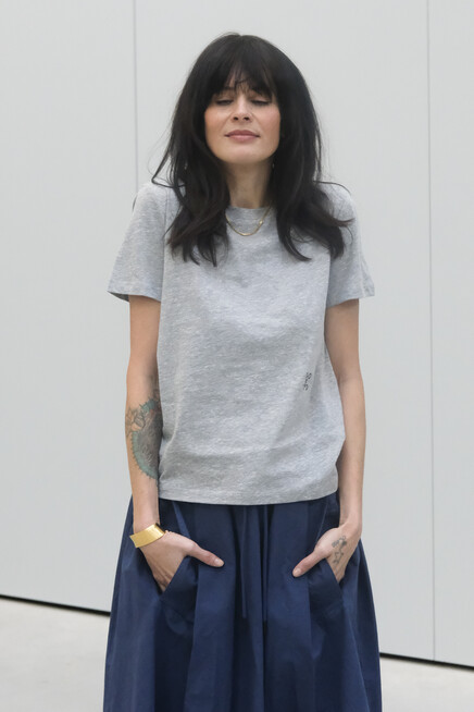 closed basic t-shirt light grey melange